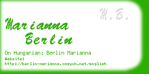 marianna berlin business card